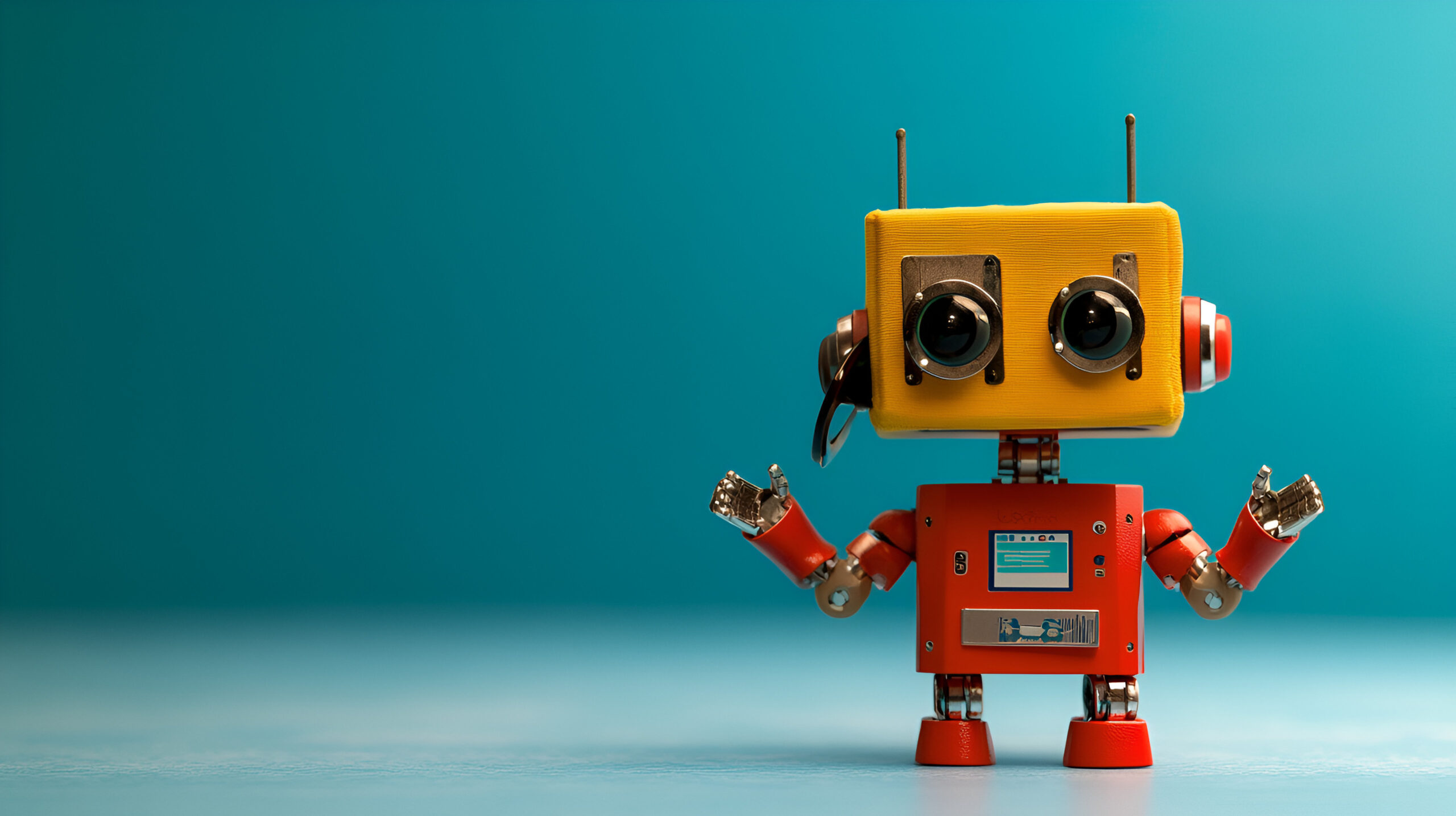 Friendly Robot Ready to Help: Perfect for Customer Service or Tech Support Images