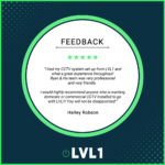 Five-star client feedback for LVL1 from Harley